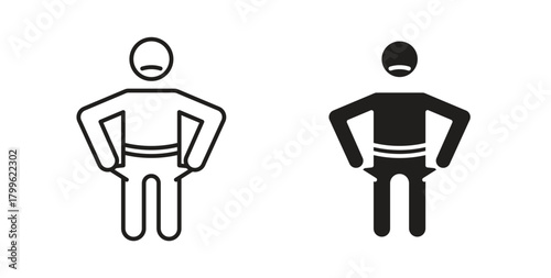 No money icon Isolated flat vector in outline collection on white background