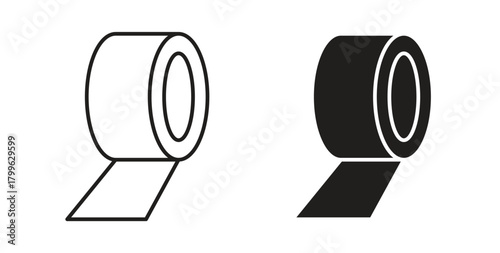 Scotch icon Isolated flat vector in outline collection on white background