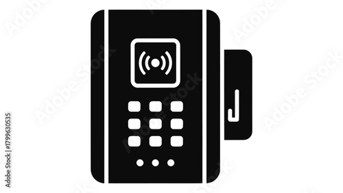 Card access system for secure entry control via rfid or pin