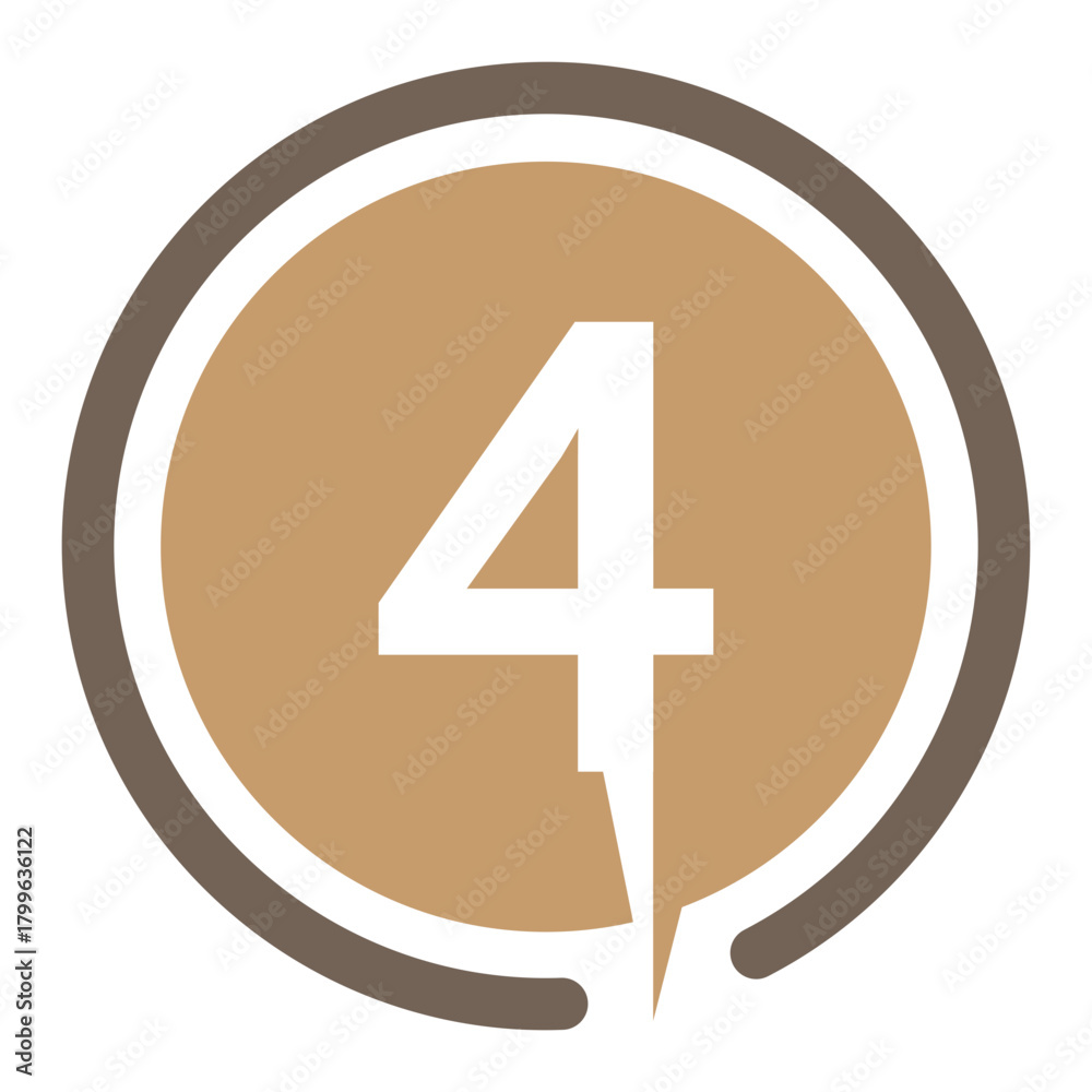 Naklejka premium Numbers Power The World's Math