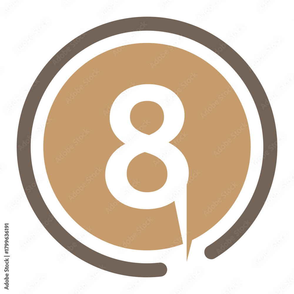 Naklejka premium Numbers Power The World's Math