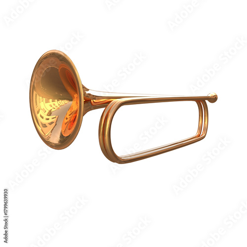 old brass telescope