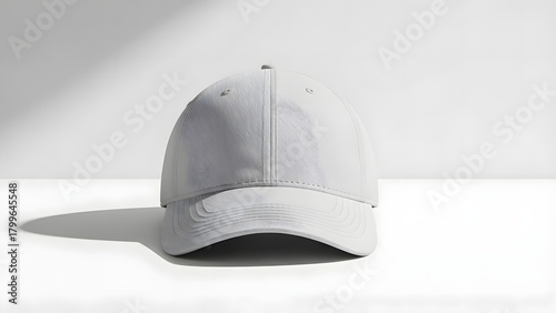 Minimalist Front View Baseball Cap Mockup