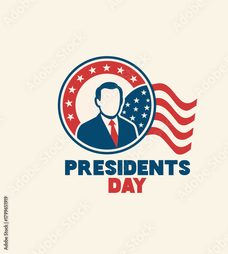 american presidents day logo design. Presidents  day design