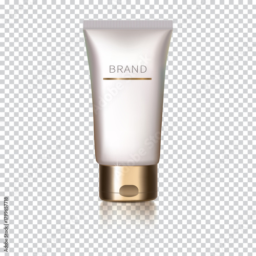 A transparent glass jar brimming with smooth creamy white yogurt and topped with a gleaming silver metal lid presented on a clean isolated background