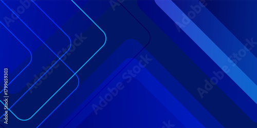 Abstract blue background. Modern simple blue geometric design. Minimal shapes. Suit for booklet, brochure, banner, poster, website, flyer, cover, corporate, backdrop.Vector Illustration