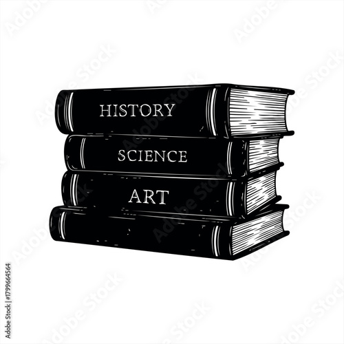 Educational icon set for academic themes and learning design