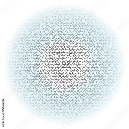 Soft Blue Circular Dot Pattern Halftone Background