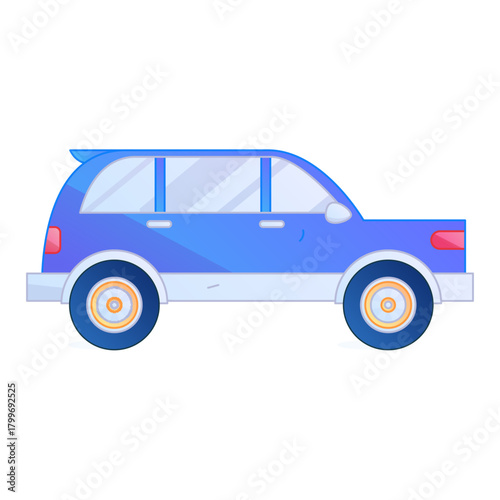 Urban Smart Commuting Transportation Network Gradient Flat Vector Illustration Eco-Friendly Shared Electric Vehicle Asset
