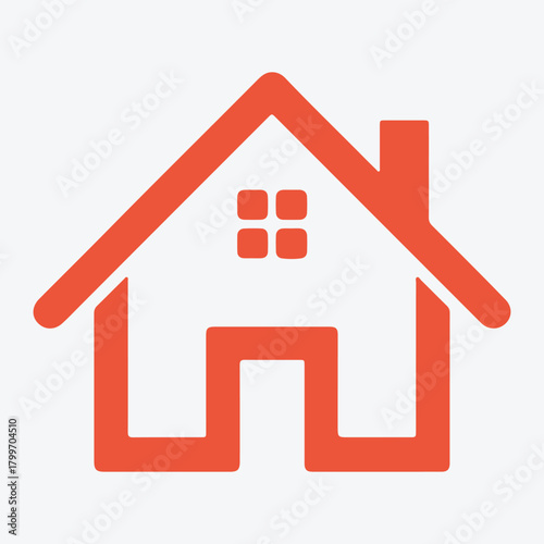 House with Chimney Icon