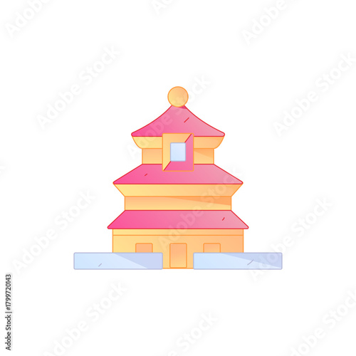 Smart Home Housing Architecture Real Estate Transaction Gradient Flat Vector Illustration Investment Mortgage Asset
