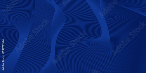 Premium background design with diagonal dark blue line pattern. Vector horizontal template for digital lux business banner, contemporary formal invitation, luxury voucher, prestigious gift certificate