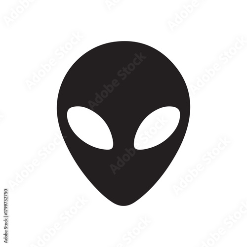 black and white mask. vector eps 10