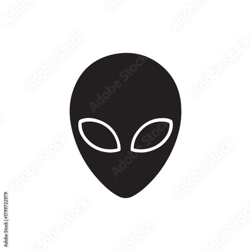 black and white mask. vector eps 10