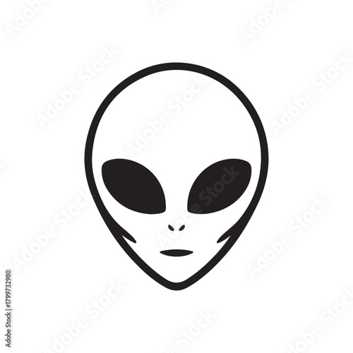 black and white mask. vector eps 10