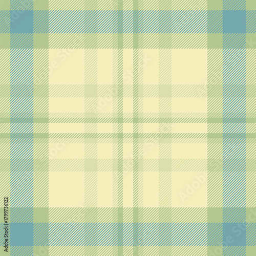 Glamor seamless check background, dining tartan plaid vector. Scotland pattern textile fabric texture in light and pastel colors.