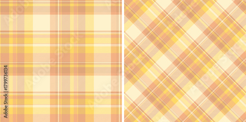 Warm, inviting fabric pattern. A classic checkered design, suitable for backgrounds, textiles, and cozy fall themes. Versatile for print or web use.