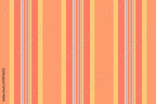 Vertical striped fabric texture. Peach, yellow  tan color palette, vintage style. Use for textile design, backgrounds, and wallpaper projects.