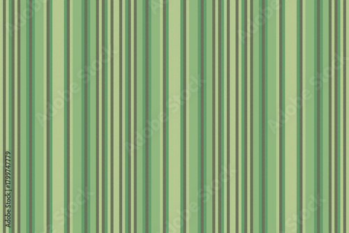 Sofa pattern texture stripe, deep lines background fabric. Cool vertical textile vector seamless in green and light colors.