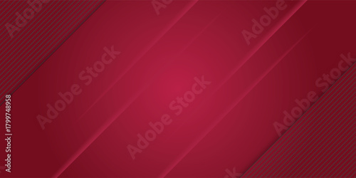 Amazing dark red maroon wine burgundy color. Dynamic abstract background with striped lined pattern. Rich elegant Christmas texture. Fast moving soft shadow. modern abstract background