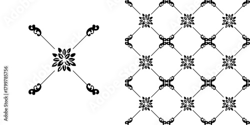 Minimal Decorative Seamless Background