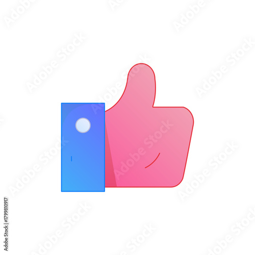 Social Media Network Interaction Friendship Relationship Gradient Flat Vector Illustration Online Communication Asset
