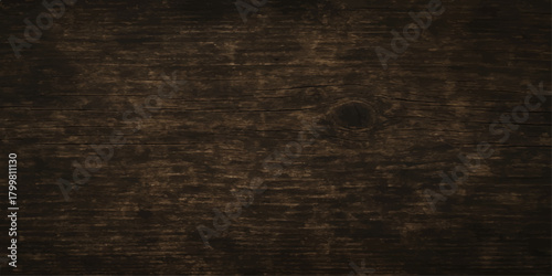 Dark brown vintage wood texture grunge background wall