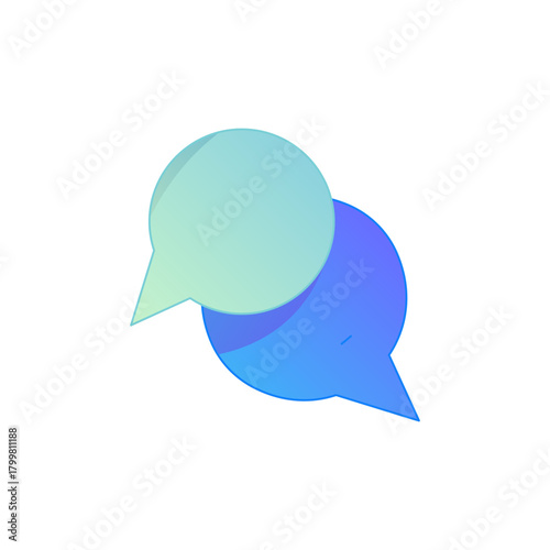 Social Media Network Interaction Friendship Relationship Gradient Flat Vector Illustration Online Communication Asset
