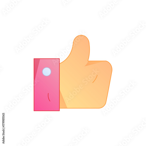 Social Media Network Interaction Friendship Relationship Gradient Flat Vector Illustration Online Communication Asset
