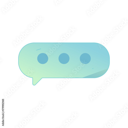 Social Media Network Interaction Friendship Relationship Gradient Flat Vector Illustration Online Communication Asset
