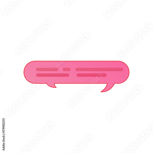 Social Media Network Interaction Friendship Relationship Gradient Flat Vector Illustration Online Communication Asset
