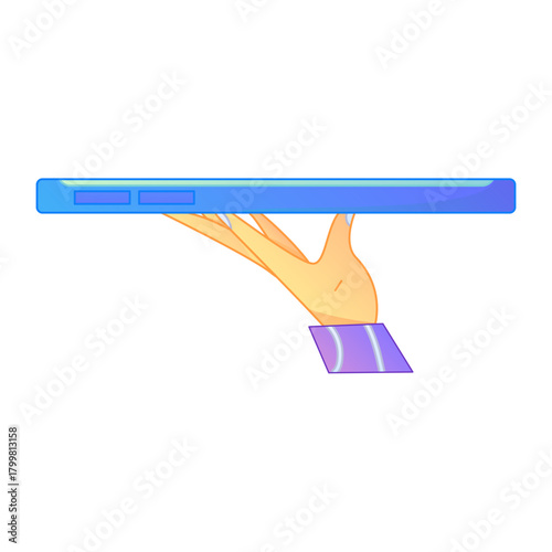 Social Media Network Interaction Friendship Relationship Gradient Flat Vector Illustration Online Communication Asset
