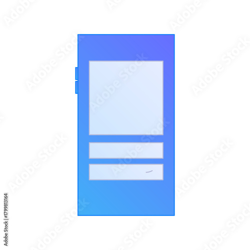 Social Media Network Interaction Friendship Relationship Gradient Flat Vector Illustration Online Communication Asset
