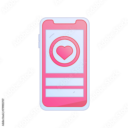 Social Media Network Interaction Friendship Relationship Gradient Flat Vector Illustration Online Communication Asset
