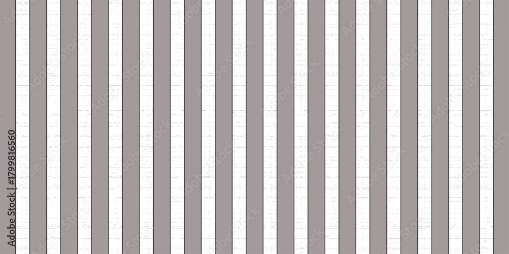 Obraz premium White and grey vertical striped pattern close-up. Painted planks and wooden planks for background. Vertical stripes, alternating vibrant purple and crisp white, minimal, color.