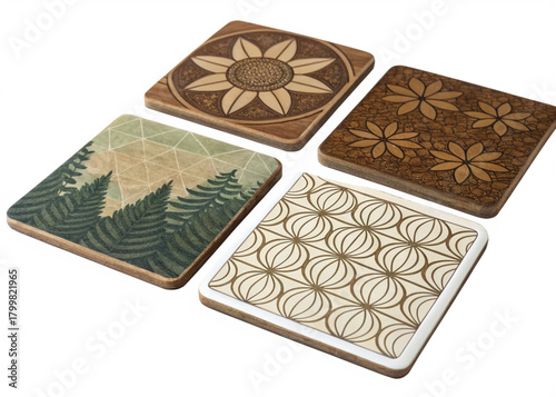 coasters isolated on perfect background 2