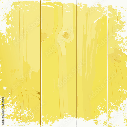 Weathered wood background with cracked pastel yellow paint texture and aged rustic surface