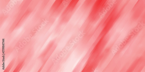 Soft abstract diagonal streaks of vibrant coral red and delicate white create a gentle, flowing background with a watercolor-like appearance, ideal for romantic or energetic design themes