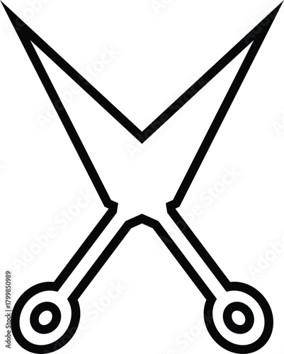 Sword, Spear, and Weapon Icon of Sharp Blade, Dagger, and Arrowhead Symbols, Black Line Vector, Combat Armory, Battle Tool, War Equipment, and Medieval Weaponry