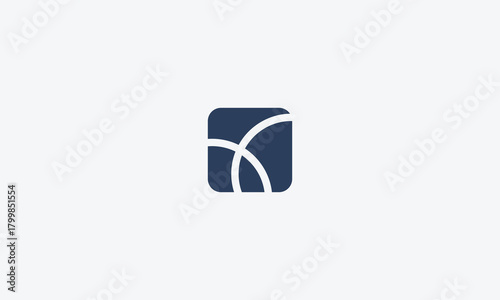 Modern creative monogram Initial p letter logo