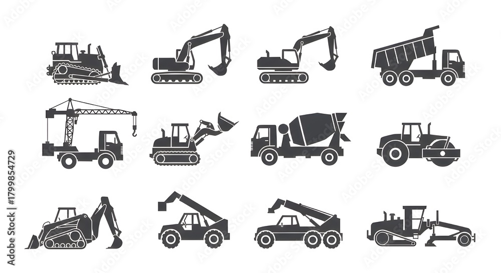 Obraz premium excavator in a construction site
