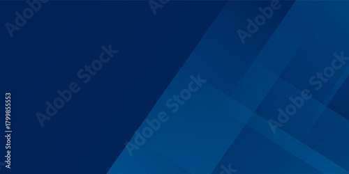 modern blue abstract background with elegant bright diagonal lines, gradient dark navy blue banner simple abstract
