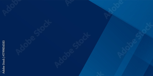 modern blue abstract background with elegant bright diagonal lines, gradient dark navy blue banner simple abstract