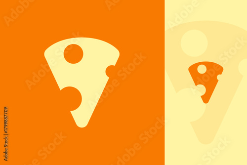Minimalist Modern Cheese Logo Design – Simple Creative Dairy Icon Vector