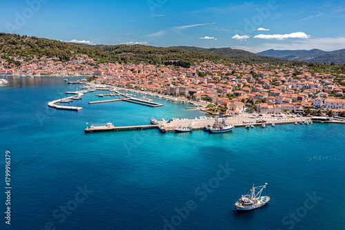 Vela Luka town on the Island of Korcula
