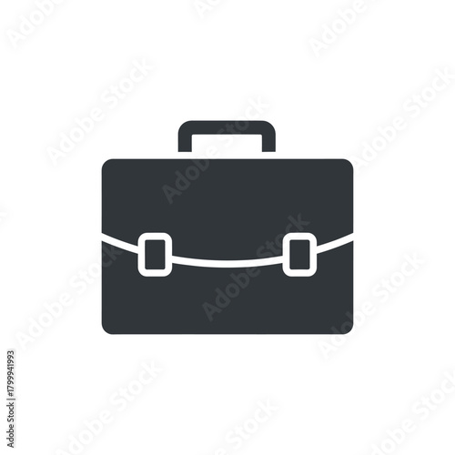 Briefcase symbolizes business professionals carrying documents in a corporate setting, representing work and career advancement.