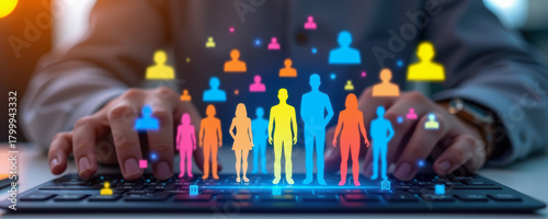 Enhancing recruitment efficiency human resources management hologram interface for diverse workforce planning