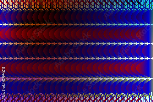 Overlapping Circular Shapes Abstract Background pattern