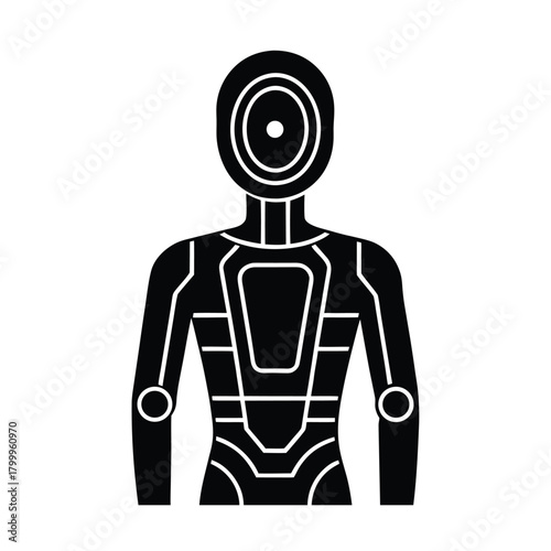 Holographic Digital Assistant Vector