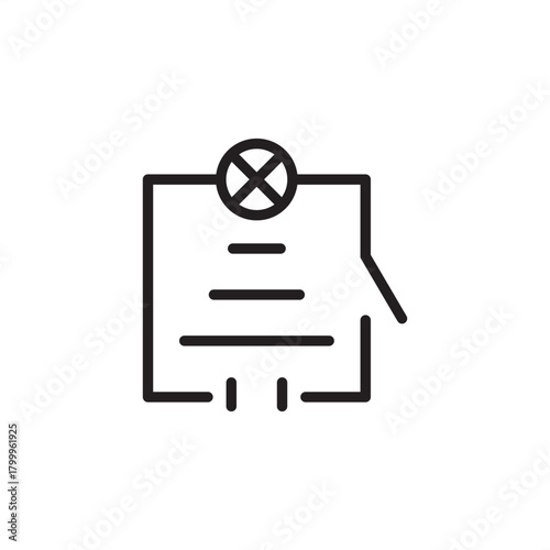 Schematic icon symbolizing diagrammatic technical drawings, circuit layout planning, and system configuration visualization, representing engineering design, maintenance documents, process blueprints.